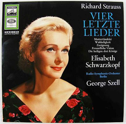 Cover Richard Strauss, Elisabeth Schwarzkopf, George Szell, Radio-Symphonie-Orchester Berlin - Vier Letzte Lieder (LP) Schallplatten Ankauf