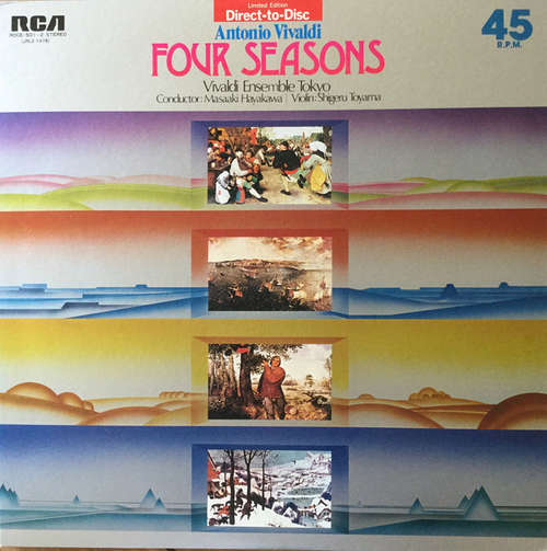 Cover Vivaldi Ensemble Tokyo, Masaaki Hayakawa, Shigeru Toyama - Antonio Vivaldi Four Season (2xLP, Ltd) Schallplatten Ankauf