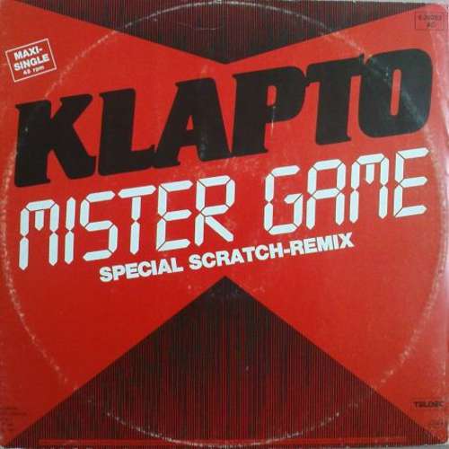 Cover Klapto - Mister Game (Special Scratch-Remix) (12, Maxi) Schallplatten Ankauf