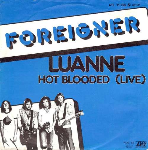Cover Foreigner - Luanne (7, Single) Schallplatten Ankauf