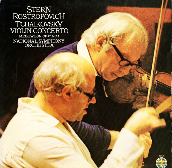 Cover Tchaikovsky* - Stern*, Rostropovich*, National Symphony Orchestra - Violin Concerto / Meditation, Op. 42, No. 1 (LP, Album) Schallplatten Ankauf