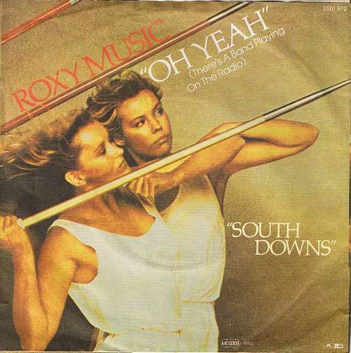Cover Roxy Music - Oh Yeah (There's A Band Playing On The Radio) (7, Single) Schallplatten Ankauf