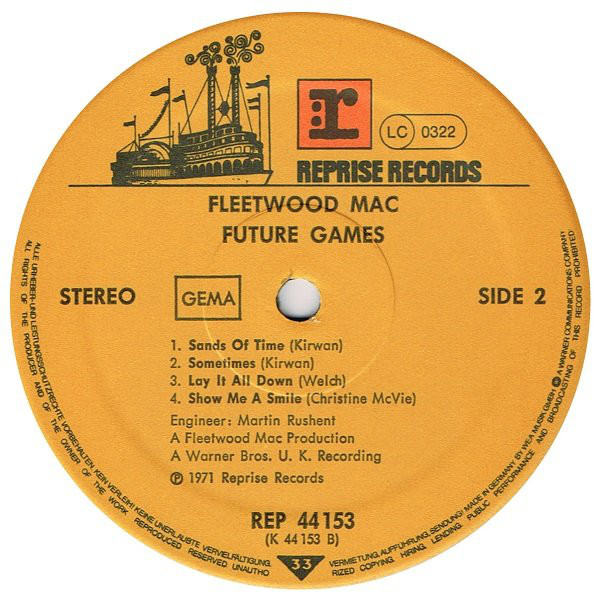 Cover Fleetwood Mac - Future Games (LP, Album, RE) Schallplatten Ankauf