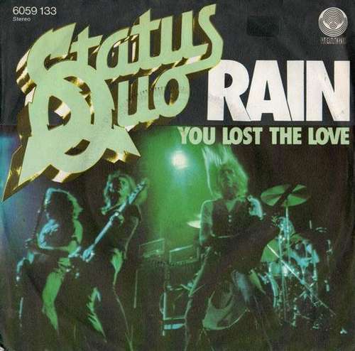 Cover Status Quo - Rain (7, Single) Schallplatten Ankauf