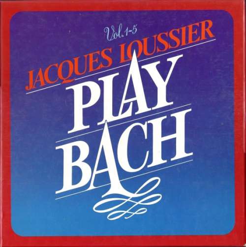 Cover Jacques Loussier - Play Bach Vol. 1-5 (5xLP, Comp, RE + Box) Schallplatten Ankauf