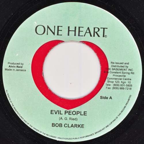 Cover Bob Clarke - Evil People (7, RE) Schallplatten Ankauf