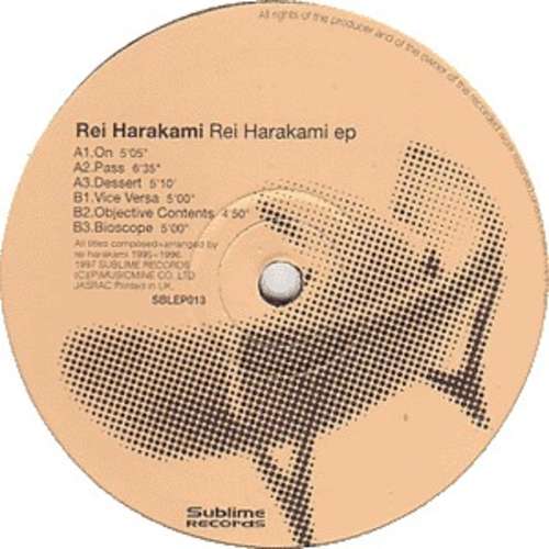 Cover Rei Harakami - Rei Harakami EP (12, EP) Schallplatten Ankauf