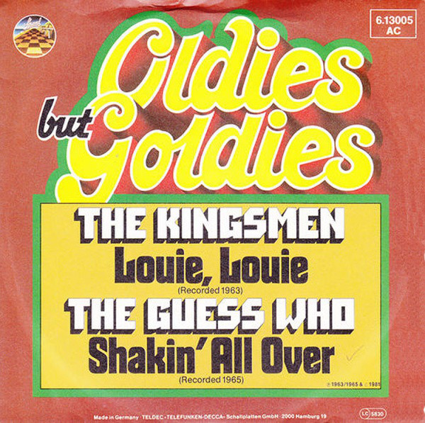 Cover The Kingsmen / The Guess Who - Louie Louie / Shakin' All Over (7, Single) Schallplatten Ankauf