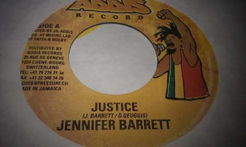 Cover Jennifer Barrett - Justice (7) Schallplatten Ankauf