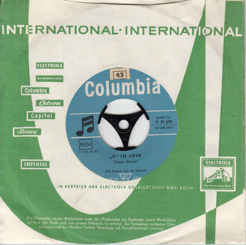 Bild Cliff Richard And The Shadows* - I Love You  (7, Single) Schallplatten Ankauf