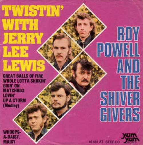 Cover Roy Powell And The Shiver Givers* - Twistin' With Jerry Lee Lewis / Whoops-A Daisy, Maisy (7, Single) Schallplatten Ankauf