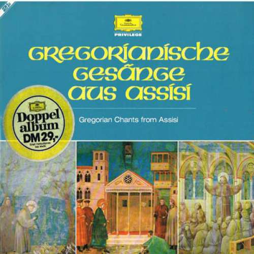 Cover Coro Cappella Papale Di San Francesco D'Assisi - Gregorianische Gesänge Aus Assisi (2xLP, RE, Gat) Schallplatten Ankauf