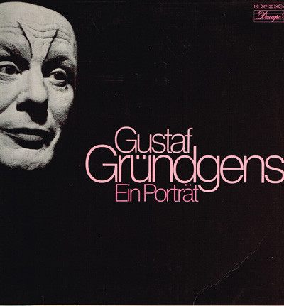 Cover Gründgens* - Ein Porträt (LP, Mono) Schallplatten Ankauf