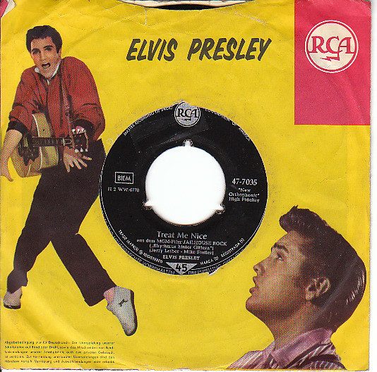 Cover Elvis Presley - Jailhouse Rock (7, Single, RP, s5 ) Schallplatten Ankauf