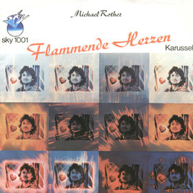 Cover Michael Rother - Flammende Herzen / Karussell (7, Single) Schallplatten Ankauf