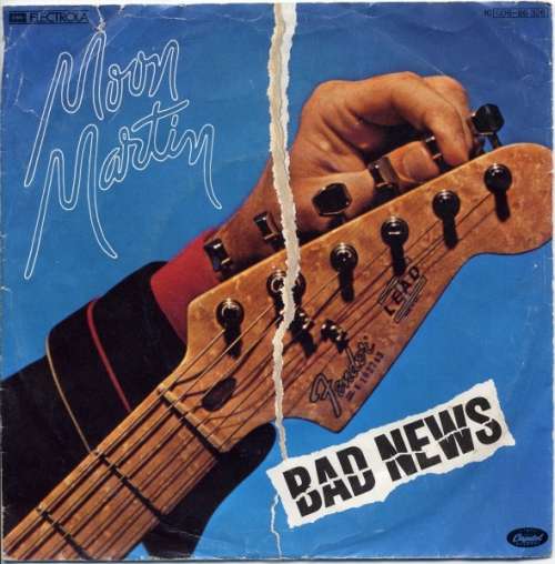 Cover Moon Martin - Bad News (7, Single) Schallplatten Ankauf