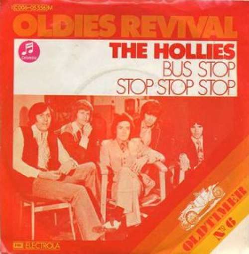 Cover The Hollies - Bus Stop / Stop Stop Stop (7, Single) Schallplatten Ankauf