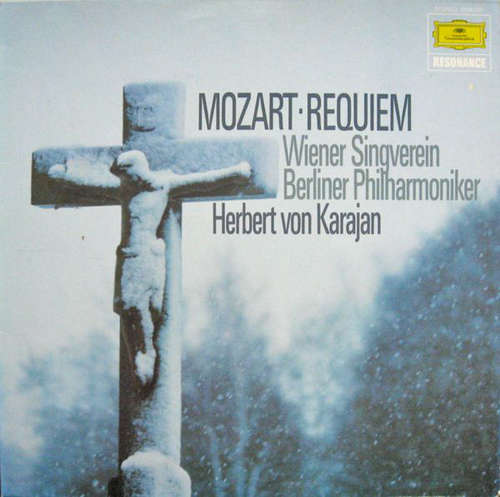 Cover Mozart* - Herbert von Karajan, Wiener Singverein, Berliner Philharmoniker - Requiem (LP, RE) Schallplatten Ankauf