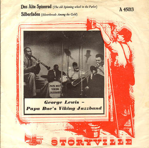 Cover George Lewis (2) With Papa Bue's Viking Jazzband* - Das Alte Spinnrad (7, Red) Schallplatten Ankauf