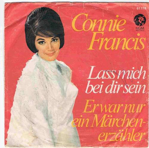 Cover Connie Francis - Laß Mich Bei Dir Sein / Er War Nur Ein Märchenerzähler (7, Mono) Schallplatten Ankauf