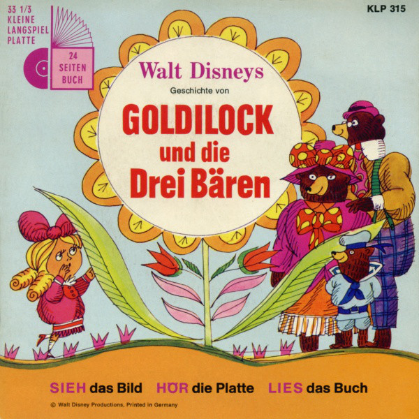 Cover Irene Koss, Various - Goldilock Und Die Drei Bären (7) Schallplatten Ankauf