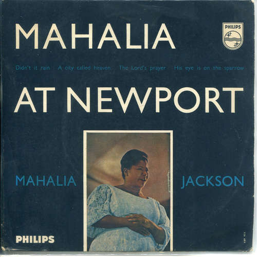 Cover Mahalia Jackson - Mahalia At Newport (7, EP, Mono) Schallplatten Ankauf