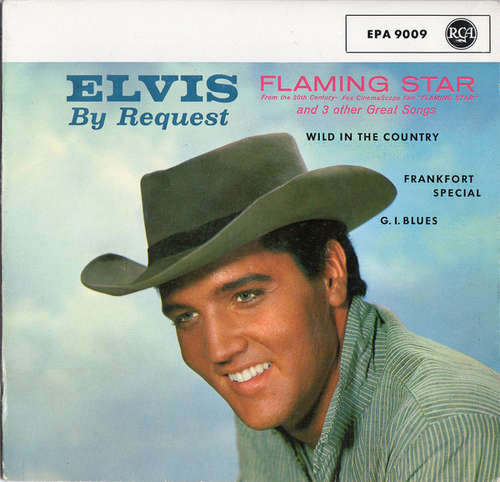 Cover Elvis Presley With The Jordanaires - Flaming Star (7, EP) Schallplatten Ankauf