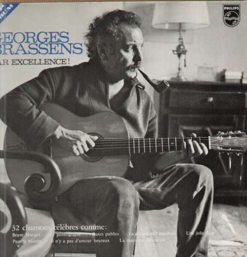 Bild Georges Brassens - Georges Brassens Par Excellence! 32 Chansons Célèbres (2xLP, Album, Comp, Gat) Schallplatten Ankauf