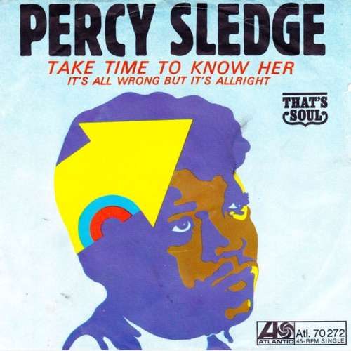 Cover Percy Sledge - Take Time To Know Her / It's All Wrong But It's Alright (7) Schallplatten Ankauf