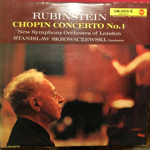 Cover Rubinstein*, Chopin*, New Symphony Orchestra Of London*, Stanislaw Skrowaczewski - Concerto No. 1 (LP, Mono) Schallplatten Ankauf