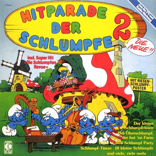 Cover Die Schlümpfe* - Hitparade Der Schlümpfe 2 (LP, Album) Schallplatten Ankauf