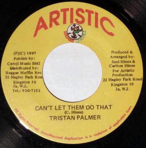Cover Tristan Palmer - Can't Let Them Do That (7) Schallplatten Ankauf
