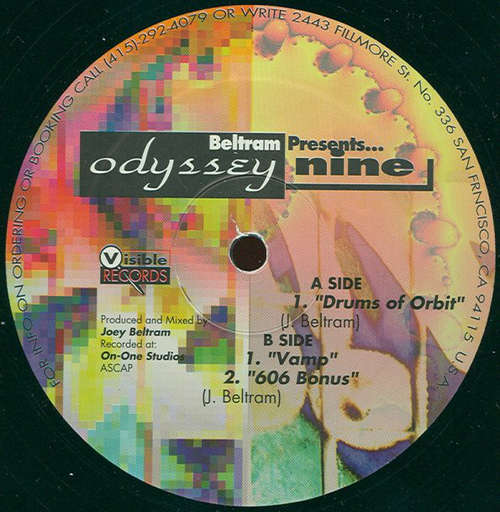 Cover Beltram* Presents... Odyssey Nine - Drums Of Orbit (12) Schallplatten Ankauf