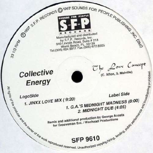 Cover Collective Energy - The Love Concept (12) Schallplatten Ankauf
