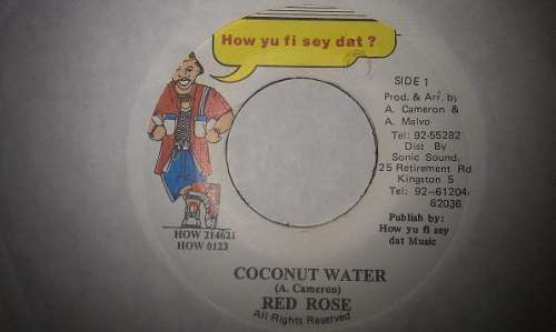 Cover Red Rose* - Coconut Water (7) Schallplatten Ankauf