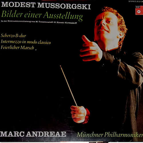 Cover Marc Andreae - Modest Mussorgsky - Münchner Philharmoniker - Bilder Einer Ausstellung (LP, Album) Schallplatten Ankauf