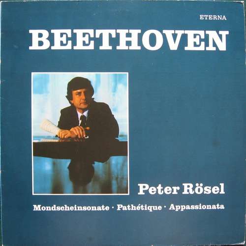 Cover Ludwig Van Beethoven, Peter Rösel - Mondscheinsonate - Pathétique - Appassionata (LP) Schallplatten Ankauf