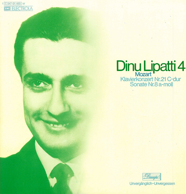 Cover Mozart* - Dinu Lipatti - Dinu Lipatti 4 - Klavierkonzert Nr. 21 C-Dur / Sonate Nr. 8 A-Moll  (LP, Mono, RE) Schallplatten Ankauf