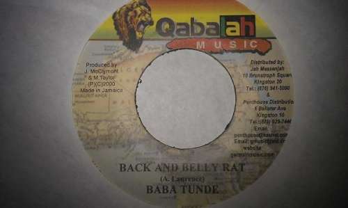 Cover Baba Tunde - Back And Belly Rat (7) Schallplatten Ankauf