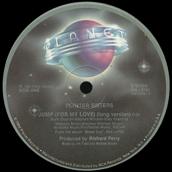 Cover Pointer Sisters - Jump (For My Love) (12, Single) Schallplatten Ankauf