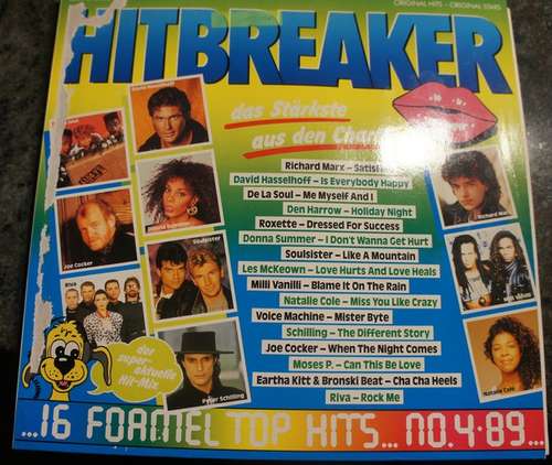 Cover Various - Hitbreaker 4/89 - 16 Formel Top Hits (LP, Comp) Schallplatten Ankauf