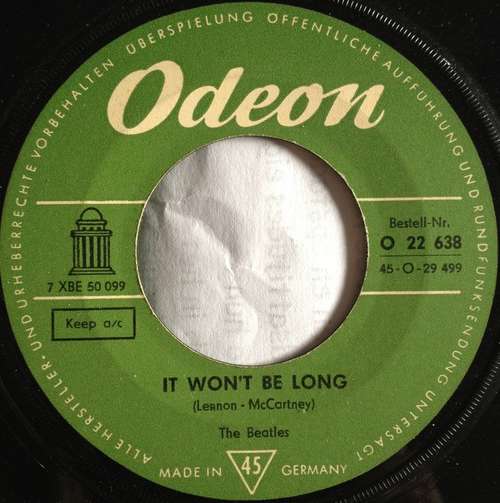 Cover The Beatles - It Won't Be Long (7, Single) Schallplatten Ankauf