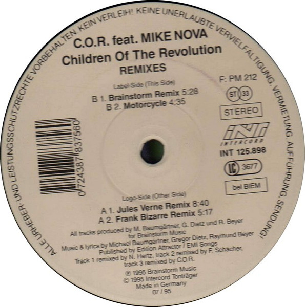 Bild C.O.R. (2) feat. Mike Nova - Children Of The Revolution (Remixes) (12) Schallplatten Ankauf