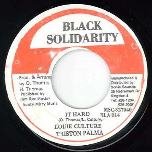 Cover Louie Culture & Triston Palma* - It Hard (7) Schallplatten Ankauf