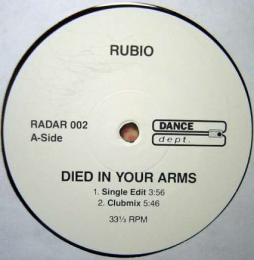 Bild Rubio - Died In Your Arms (12) Schallplatten Ankauf