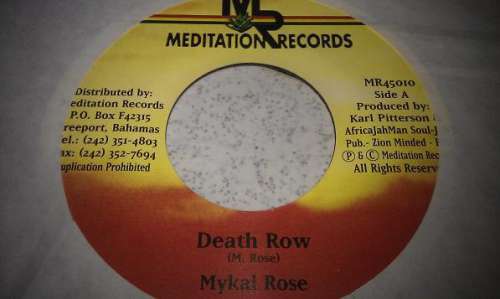 Cover Mykal Rose* - Death Row (7) Schallplatten Ankauf