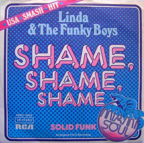 Cover Linda & The Funky Boys* - Shame, Shame, Shame (7, Single) Schallplatten Ankauf