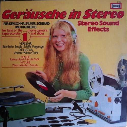 Cover No Artist - Geräusche In Stereo 1 (Stereo Sound Effects) (LP) Schallplatten Ankauf