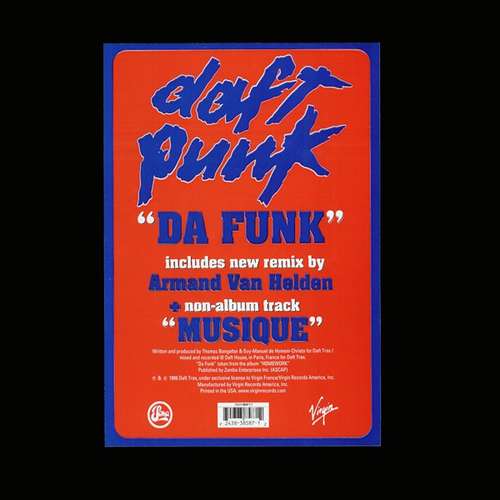 Cover Daft Punk - Da Funk (12) Schallplatten Ankauf