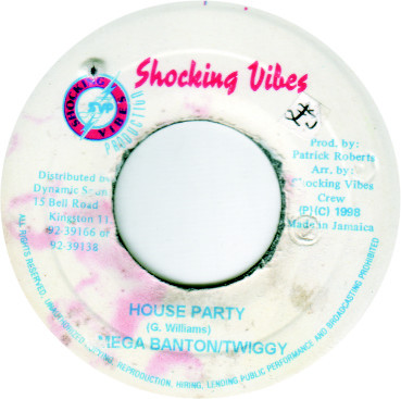 Cover Mega Banton / Twiggy - House Party (7) Schallplatten Ankauf